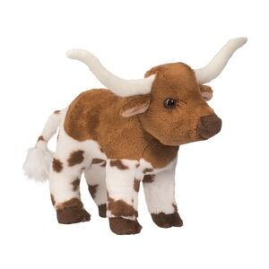 Douglas Zeb the Longhorn Plush Cow 8" Farm Animal Stuffed Toy‎ Western Nursery